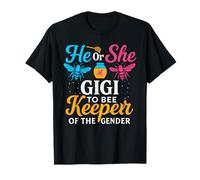 He Or She GIGI To Bee Keeper Of The Gender For Gender Reveal T-Shirt