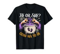 He Or She Glam Ma to Be Baby Reveal Halloween Costume T-Shirt