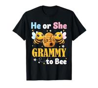 He or She Grammy to Bee - Gender Reveal What Will It Bee T-Shirt