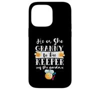 He Or She Granny To Bee Keeper Of The Gender Reveal Case for iPhone 14 Pro Max