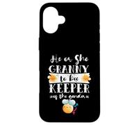 He Or She Granny To Bee Keeper Of The Gender Reveal Case for iPhone 16 Plus