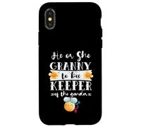 He Or She Granny To Bee Keeper Of The Gender Reveal Case for iPhone X/XS