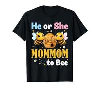 He or She Mommom to Bee - Gender Reveal What Will It Bee T-Shirt