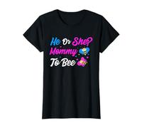 He or She? Mommy To Bee - Mummy to Be Gender Reveal T-Shirt