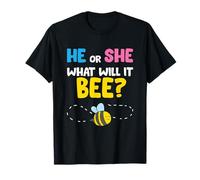 He Or She What Will It Bee Gender Reveal Pregnacy T-Shirt