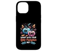 He or She What Will Our Little Pumpkin Be Autumn Baby Shower Case for iPhone 14