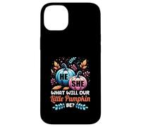 He or She What Will Our Little Pumpkin Be Autumn Baby Shower Case for iPhone 14 Plus