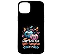 He or She What Will Our Little Pumpkin Be Autumn Baby Shower Case for iPhone 15 Plus