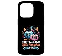 He or She What Will Our Little Pumpkin Be Autumn Baby Shower Case for iPhone 15 Pro