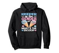 He Or She Whats The Scoop Gender Reveal Ice Cream Summer Pullover Hoodie