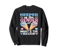 He Or She Whats The Scoop Gender Reveal Ice Cream Summer Sweatshirt