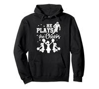 He Plays She Cheers Football Son Cheerleader Daughter Gift Pullover Hoodie