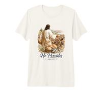 He Provides John 6 Christian Faith Design Premium T-Shirt