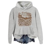 He Restores My Soul Hoodie Christian Sweatshirt Unisex Grey