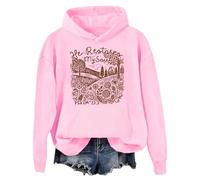 He Restores My Soul Hoodie Christian Sweatshirt Unisex Pink