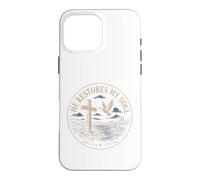 He Restores My Soul Psalm 23:3 Christian Faith Case for iPhone 16 Pro Max