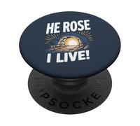He Rose : I Live! PopSockets Adhesive PopGrip