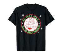He Sees What Youve Been Reading Christmas Book Lover Romance T-Shirt