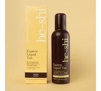 He-Shi Express Liquid Instant Self Tan Quick Dry Easy 7-10 Days Medium 150ml
