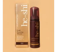 He-Shi Gold Foaming Mousse - Medium Self Tan - Quick Dry - Easy to Apply