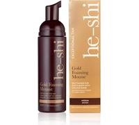 He-Shi Self Tan Gold Mousse Instant Tan - Bronzing Natural Glow - Fast Drying No Smell - Vegan & Cruelty-Free - Buildable Sun-Kissed Self Tanner