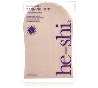 He-Shi Ultra Smooth Self Tanning Fake Tan Easy Applying Mitt with Lotion Barrier