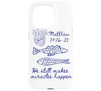 He still makes miracles happen Matthew 14:16-21 Christian Case for iPhone 15 Pro