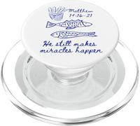 He still makes miracles happen Matthew 14:16-21 Christian PopSockets PopGrip for MagSafe