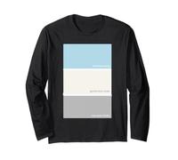 He/They Demiboy Pride Color Paint Swatch Design Long Sleeve T-Shirt