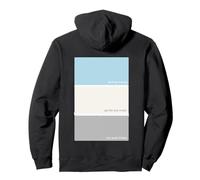 He/They Demiboy Pride Color Paint Swatch Design Pullover Hoodie