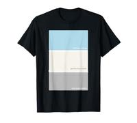 He/They Demiboy Pride Color Paint Swatch Design T-Shirt