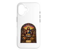 He Took The Five Loaves And The Two Fish Jesus Mosaic Art Case for iPhone 16