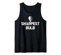 He Was Never the Sharpest Bulb Not the Brightest Tool Funny Tank Top