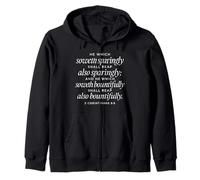 He Which Soweth Bountifully 2 Corinthians 9:6 Bible Verse Zip Hoodie