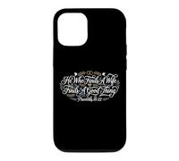 He Who Finds A Wife Finds A Good Thing Proverbs 18:22 Case for iPhone 12/12 Pro