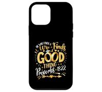 He Who Finds A Wife Finds A Good Thing Proverds 18 22 Christ Case for iPhone 12 mini