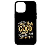 He Who Finds A Wife Finds A Good Thing Proverds 18 22 Christ Case for iPhone 12 Pro Max