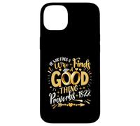 He Who Finds A Wife Finds A Good Thing Proverds 18 22 Christ Case for iPhone 14 Plus