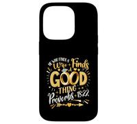 He Who Finds A Wife Finds A Good Thing Proverds 18 22 Christ Case for iPhone 14 Pro