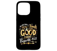 He Who Finds A Wife Finds A Good Thing Proverds 18 22 Christ Case for iPhone 15 Pro Max