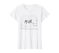 He Who Has Ears Let Him Hear Mark Faith Value Graphic T-Shirt, Women, White, S