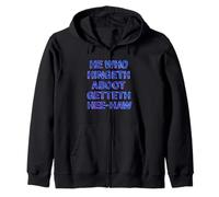 He Who Hingeth Aboot Getteth Hee Haw Funny Scottish Slang Zip Hoodie