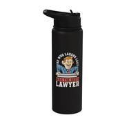 He Who Laughs Last Has The Best Divorcement Divorce Lawyer Stainless Steel Insulated Water Bottle