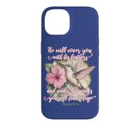 He Will Cover You With His Feathers Christian Hummingbird Case for iPhone 14