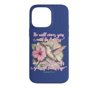 He Will Cover You With His Feathers Christian Hummingbird Case for iPhone 14 Pro Max