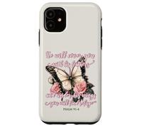 He Will Cover You With His Feathers Psalm 91:4 Butterfly Case for iPhone 11