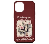 He Will Cover You With His Feathers Psalm 91:4 Butterfly Case for iPhone 12/12 Pro