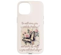 He Will Cover You With His Feathers Psalm 91:4 Butterfly Case for iPhone 15
