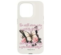 He Will Cover You With His Feathers Psalm 91:4 Butterfly Case for iPhone 15 Pro