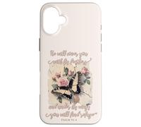 He Will Cover You With His Feathers Psalm 91:4 Butterfly Case for iPhone 16 Plus